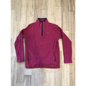 Vineyard Vines Performance 1/4 Zip Long Sleeve Popover Sweater Jacket XXS Pink